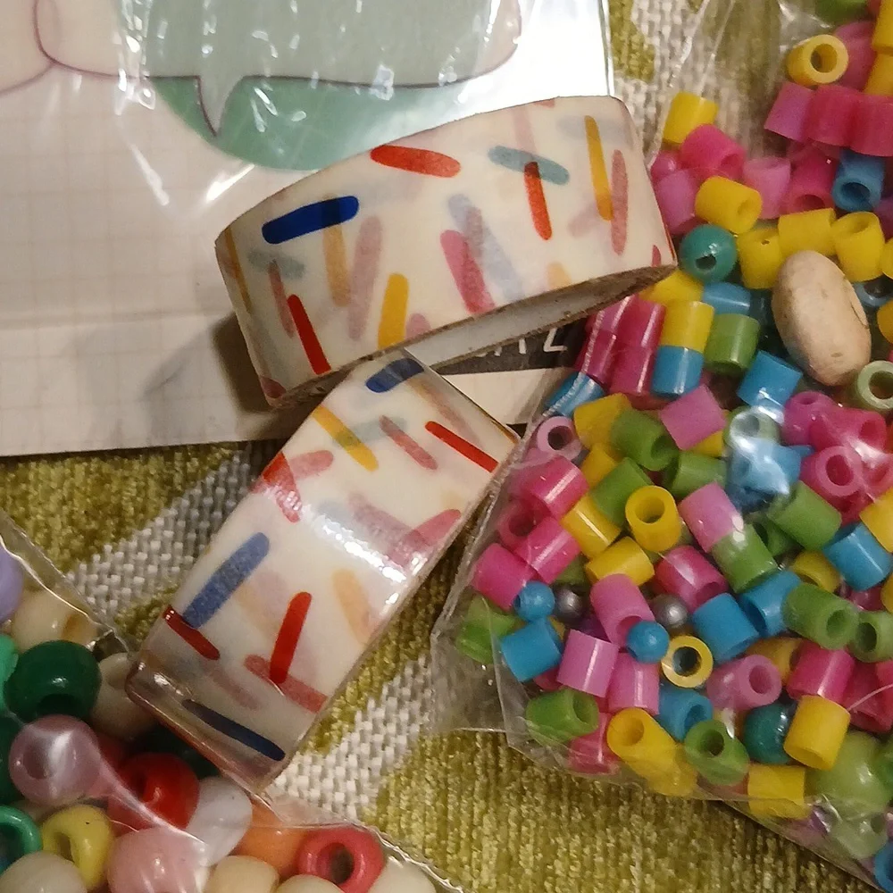 Colorful Bead and Sticker Set for Crafting - Picture 5 of 7